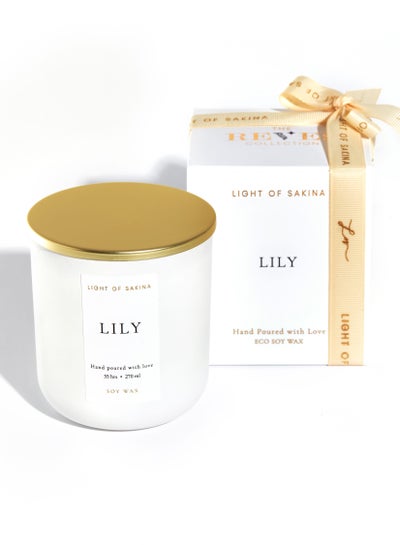 Buy Lily Soy Wax Candle 270 ml in UAE