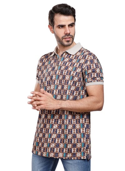 Buy Jacquard Polo Shirt For Men - Regular Fit in Egypt