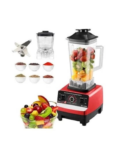 Buy Silver Crest 4500w Heavy Duty Commercial Grade Blender With 2 Jars ( Multicolour ) in UAE