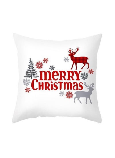 Buy Christmas pillow case pillow cover cushion cover for home decor 45*45cm in UAE