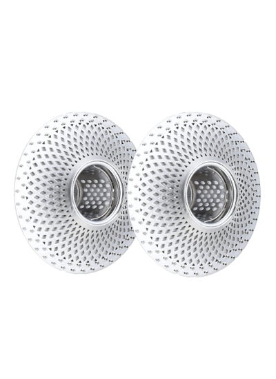 Buy 2 Packs Drain Hair Catcher Drain Cover Shower Drain Protector Hair Stopper Bathtub Hair Catcher Stainless Steel Gadgets Shower Kitchen Bathroom Tub Floor Drain in Saudi Arabia