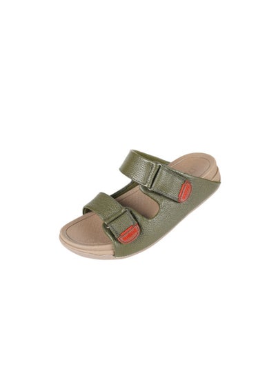 اشتري 008-3529 Barjeel Mens Casual Sandals 20272 Olive في الامارات