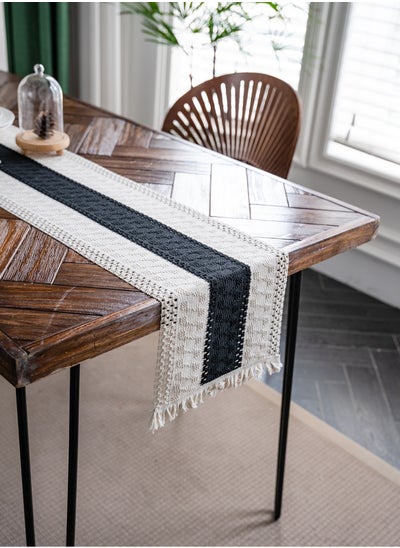 Buy Natural Burlap Table Runner 30cmx180cm in Saudi Arabia