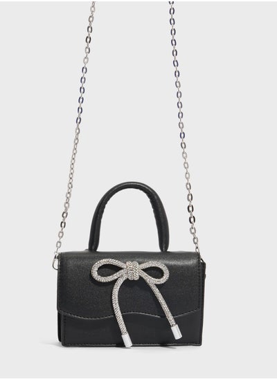 Buy Mini Bow Embellished Satchel in Saudi Arabia