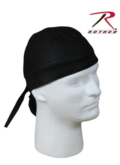 Buy Rothco Solid Color Headwrap BLACK in Saudi Arabia