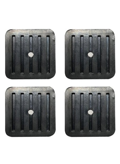 اشتري 4 Pack Air Conditioner Shock Pad, Wall Mounting Bracket Isolator Rubber Pad Damper Shock Absorbing Feet for Ductless Air Conditioner Heat Pump System Outdoor Condenser Unit A/C HVAC في الامارات