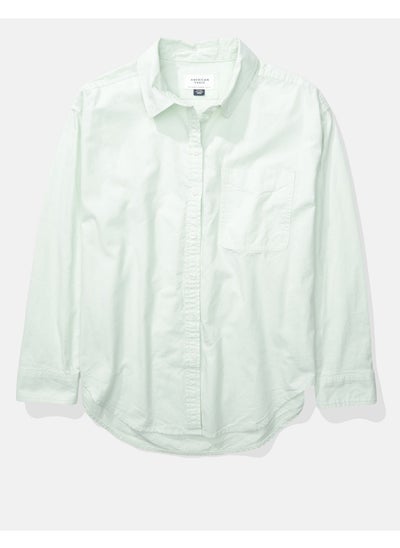 اشتري AE Oversized Oxford Button-Up Shirt في الامارات