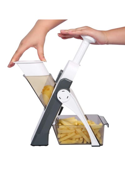 Buy 5 in 1 Vegetable Chopper Food Potato Cutter in Saudi Arabia