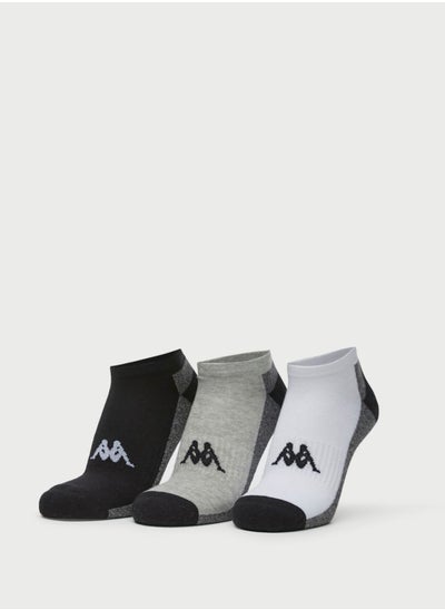 Buy 3 Pack Logo Crew Socks in UAE