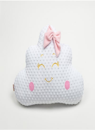 Buy Pillow- Smiley Cloud Pink in UAE