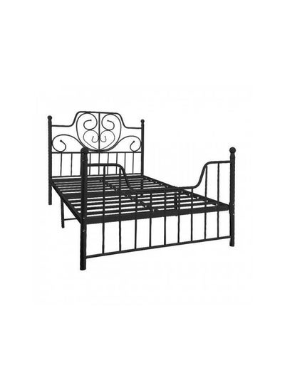 Buy Black iron bed, 180x200 cm in Saudi Arabia