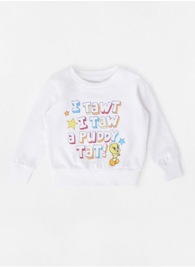 Buy Baby Girls Looney Tunes Tweety Sweatshirt in UAE