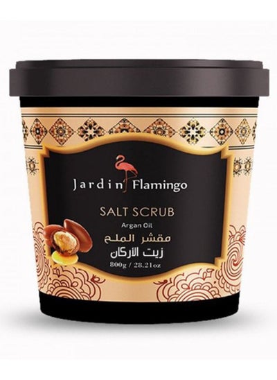 Buy Jardin Flamingo Argan Oil Salt Scrub 800 gm in UAE