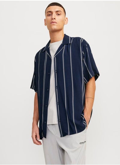 Buy Striped Relaxed Fit Resort Shirt in Saudi Arabia