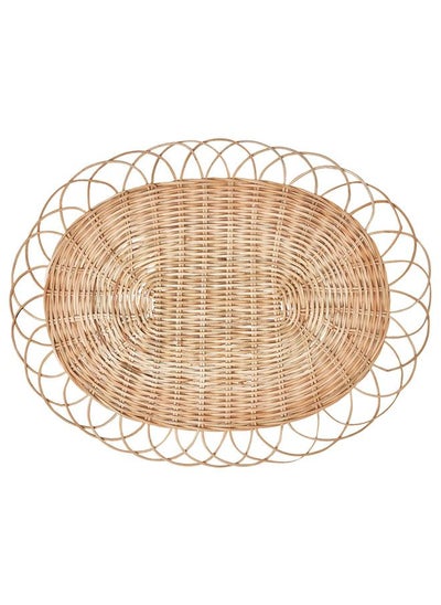 Buy Place Mat, Natural/Rattan Handmade, 35 Cm in Saudi Arabia