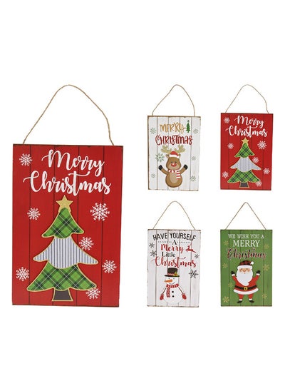 Buy Christmas  Wall Hanger Figurine 30cm Assorted 1 Piece in UAE