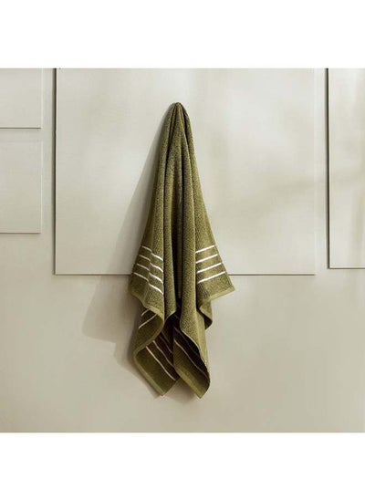 اشتري Mateo Ribbed Cotton Bath Towel 136 x 68 cm في الامارات