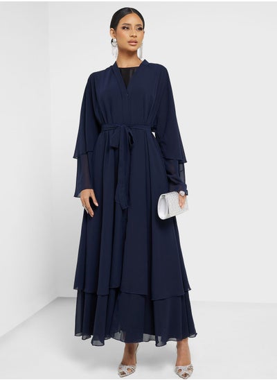 Buy Layered Hem Abaya in UAE