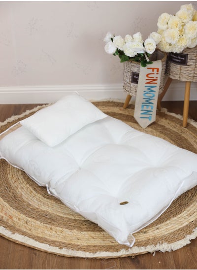 Buy Newborn bedding with pillow soft and gentle on the skin suitable for newborns 60×70×7cm in Saudi Arabia