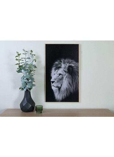 اشتري Alpha Framed Wall Art 40x70Cm Black/Grey في الامارات