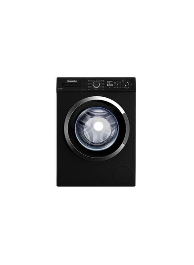 Buy TORNADO Washing Machine Fully Automatic 8 Kg Black TWV-FN812BKOA in Egypt