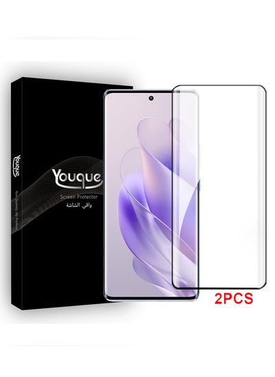 Buy 2PCS 9H Curved Tempered Glass for Infinix Zero 30 4G/5G in Saudi Arabia