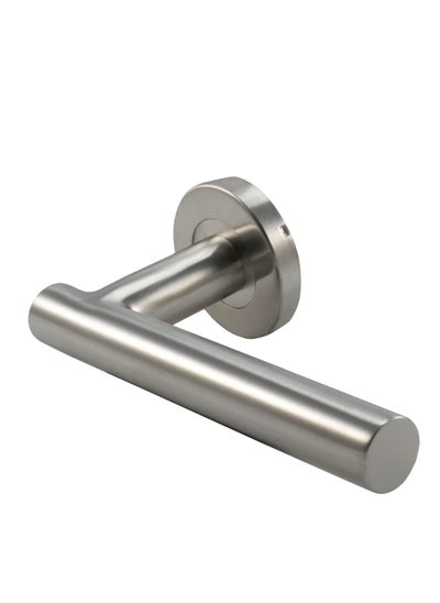 اشتري Robustline Rose Type Lever Door Handle | Premium Quality | Stainless Steel "T" Type Lever Handle with Rose في الامارات