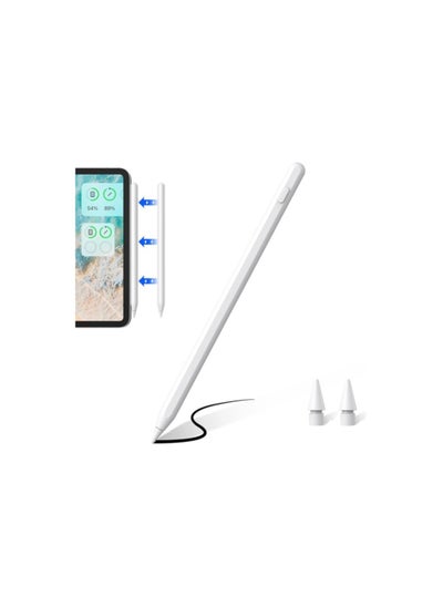 Buy IPad Pencil 2nd Generation with Magnetic  USB Charging Stylus Pen for iPad with Palm Rejection Compatible with iPad 10/9/8/7/6 iPad Mini 6/5 iPad Air 5/4/3 iPad Pro 11" iPad Pro 12.9" 6/5/4/3 in UAE