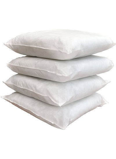 اشتري Cushion Filler Pack of 4pcs- Fabric: Non Woven , Filling 300grams Non Siliconized Fiber - Size : 40 x 40cm في الامارات