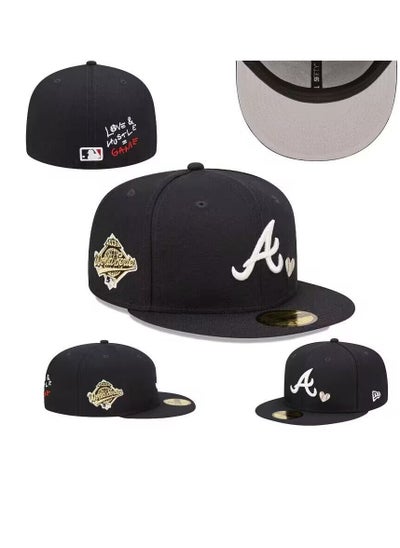 Buy Hip Hop Fashion Baseball League Adjustable Flat Tongue Baseball Hat in UAE