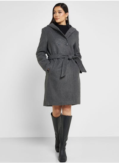 Buy Button Detail Coat in UAE