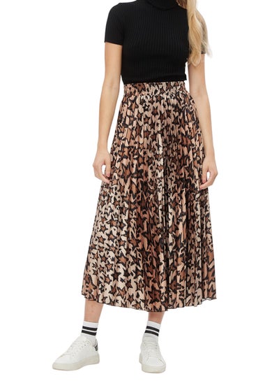 اشتري Pleated satin midi skirt في مصر