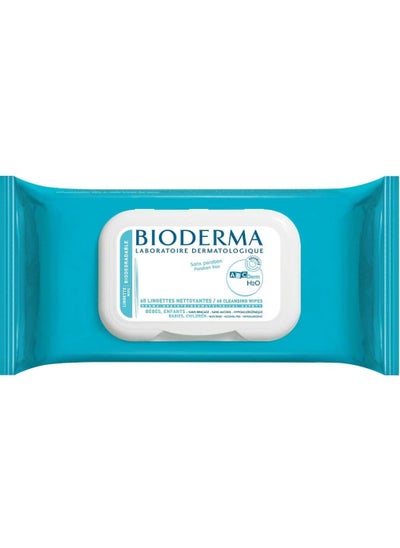 اشتري Abcderm H2O Cleansing Wipes 60 Count في الامارات