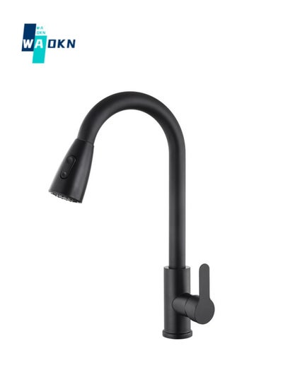 Buy 304 Grade Stainless Steel Kitchen Bathroom Jet Spray Toilet with 0.6 Meter Shower Pipe Bathroom Healthy Faucet Set (Black) in Saudi Arabia