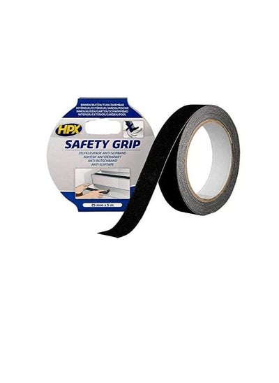 Buy HPX Anti-slip Safety Grip Tape Black 25mm X 18m - SB2518 in UAE