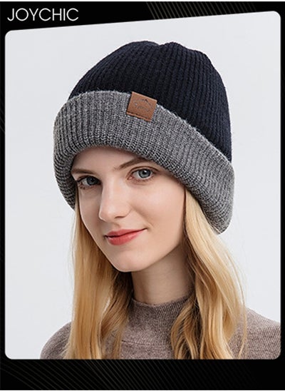 Buy Trendy Autumn and Winter Knitted Hat for Women Warm Windproof Hat for Outdoor in Saudi Arabia