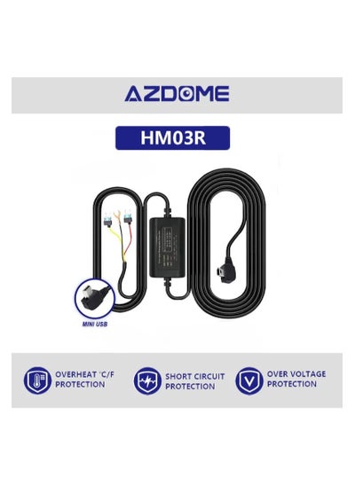 Buy Azdome Mini USB Hardwiring Kit for Dash cams M550 Pro, M550, M330, M17Pro in Saudi Arabia