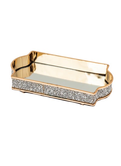 Buy Gold metal top with mirror floor, elegant design in Saudi Arabia