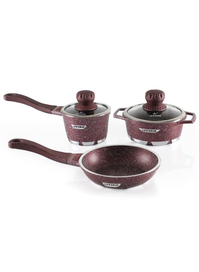 اشتري Non-Stick Mini Set Durable Granite Non-Stick Coating في الامارات