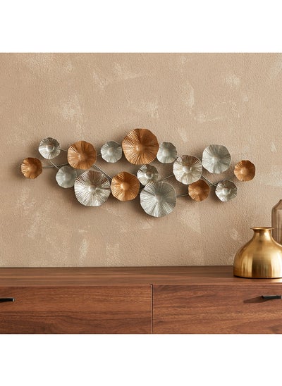 Buy Percy Round Cluster Metal Wall Art 27 x 75 x 5cm in Saudi Arabia