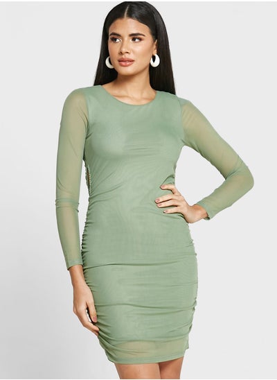 Buy Ruched Bodycon Dress in Saudi Arabia