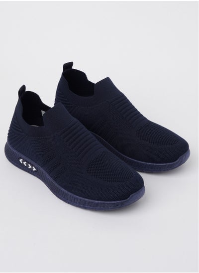 Buy Cobblerz Men's Slip-on Low Top Sneakers BLUE in UAE