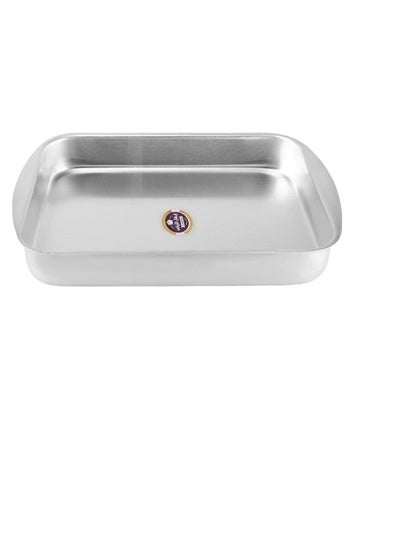 Buy A square piece of aluminum casserole, 6 cm high, dimensions 30*30 cm in Egypt