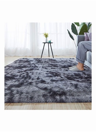 اشتري Modern Shaggy Rugs Fluffy Soft Touch Dazzle Sparkle Area Rug Carpet Large for Living Room Bedroom Floor Mat في السعودية