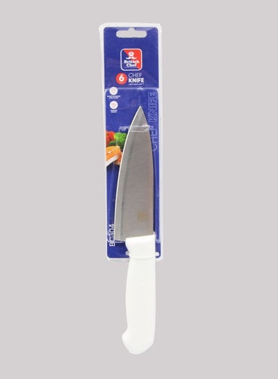 اشتري سكين الشيف مع شفرة شارب من الفولاذ المقاوم للصدأ تصميم متين ،  متعدد الوظائف للتقطيع والتشريح والنحت بدون مجهود - 6 انش في السعودية