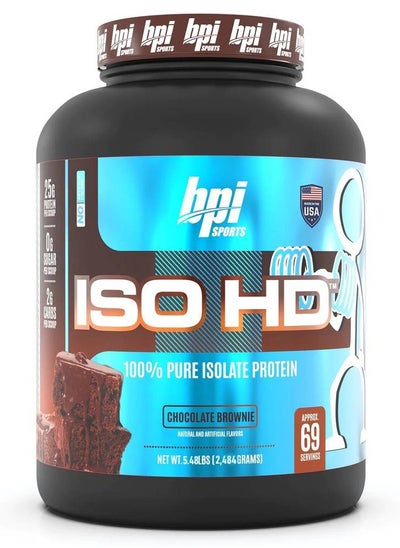 Buy ISO HD Pure Isolate Whey Protein - Chocolate Brownie - (5.4 lb) in Saudi Arabia