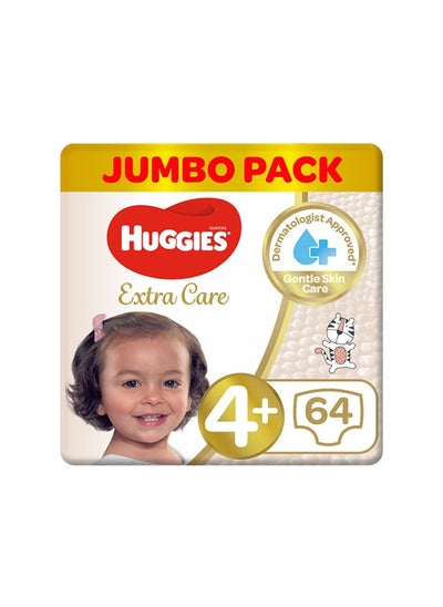 Buy Extra Care Diapers, 10-16 kg, 64 Diapers in Saudi Arabia