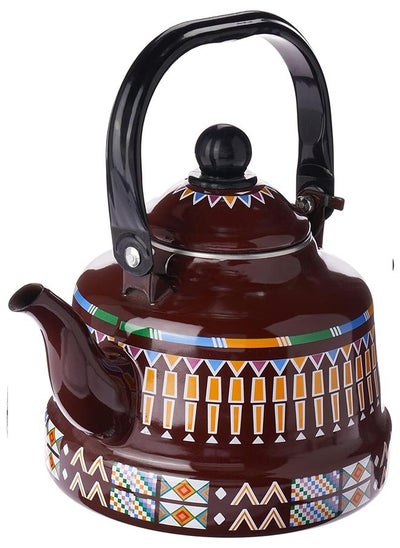 Buy Enamel Kettle Asiri Design 2.5-liter in Saudi Arabia