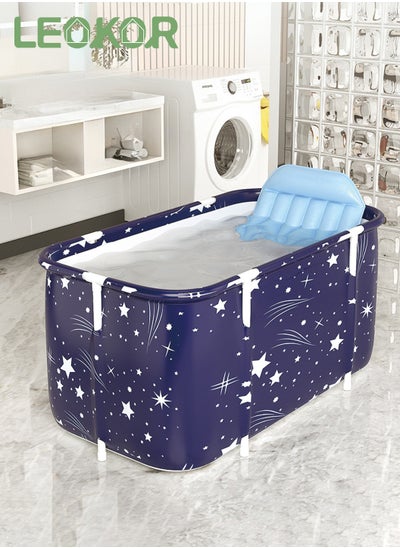 Buy Foldable Bathtub, Portable Soaking Bath Tub, Freestanding Bath Bucket Big Capacity Tubs Mobile Bathtub, Family Bathroom SPA Collapsible Tub in Saudi Arabia