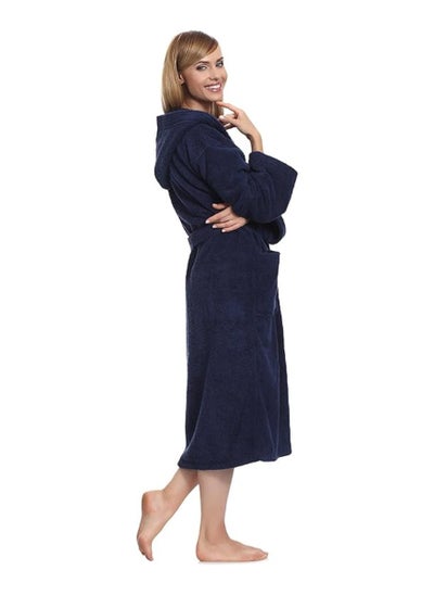 اشتري Navy Blue Color Dressing Gown Bathrobe Small size Nightwear في الامارات